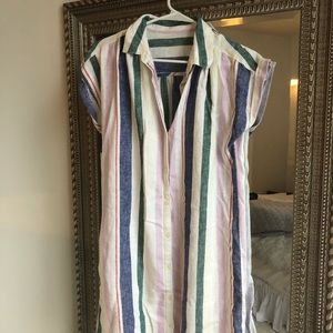 NWT button up shirt dress
